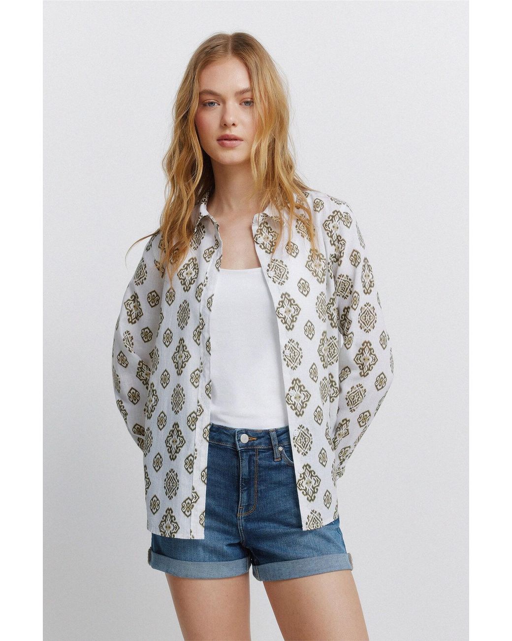 Springfield White Bluse