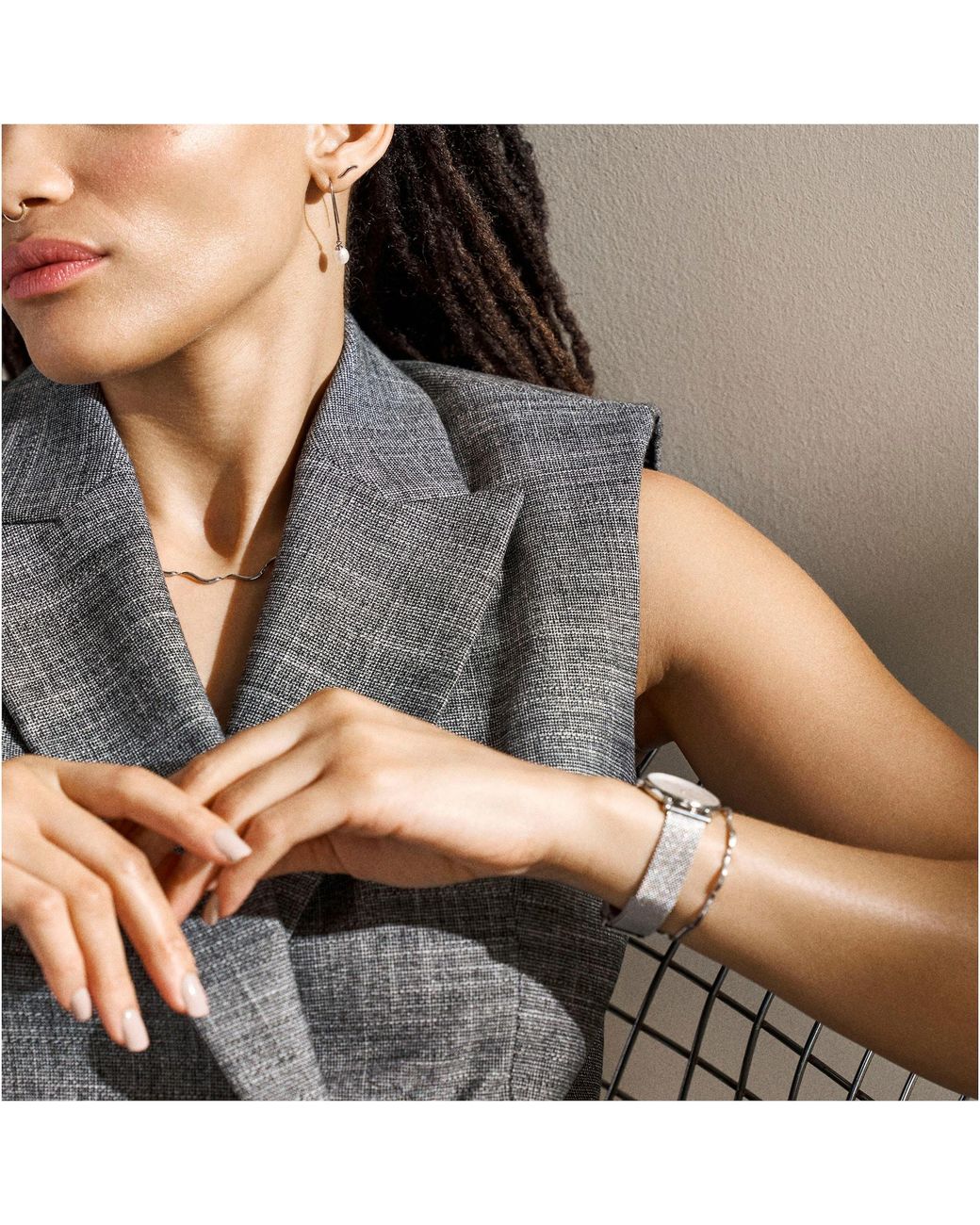 Skagen White Ohrringe