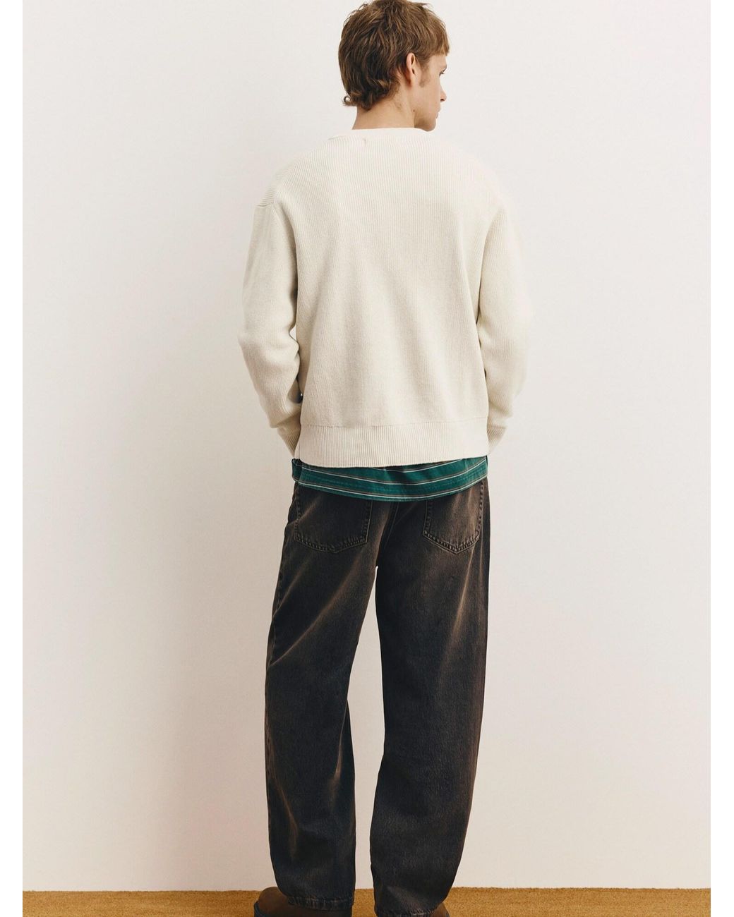 Pull&Bear Pullover in White für Herren