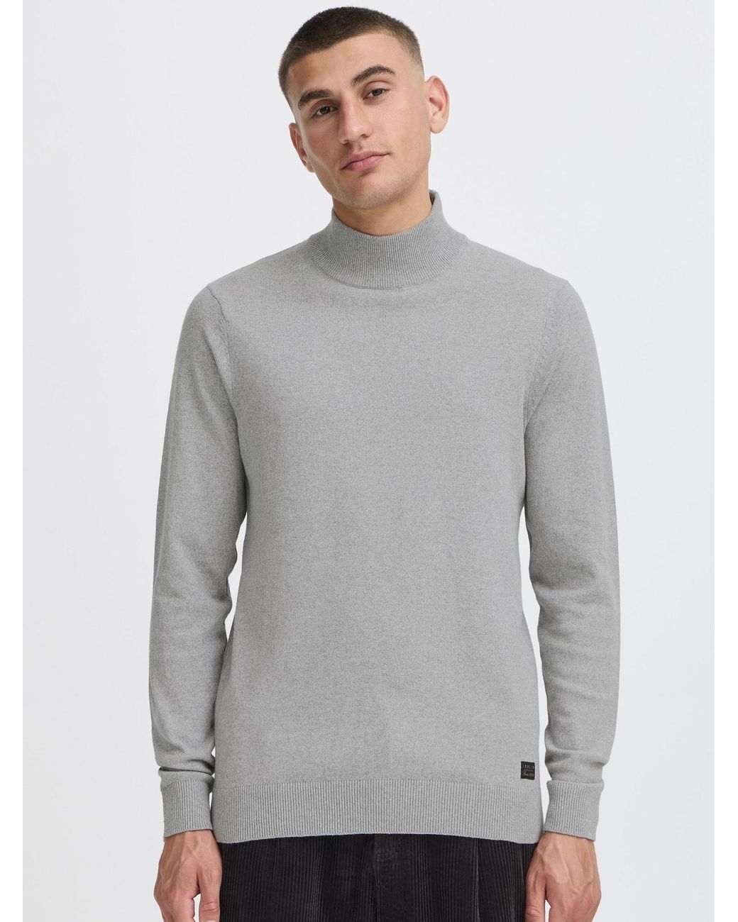 Solid Rollkragenpullover Sdakalmo in Gray für Herren