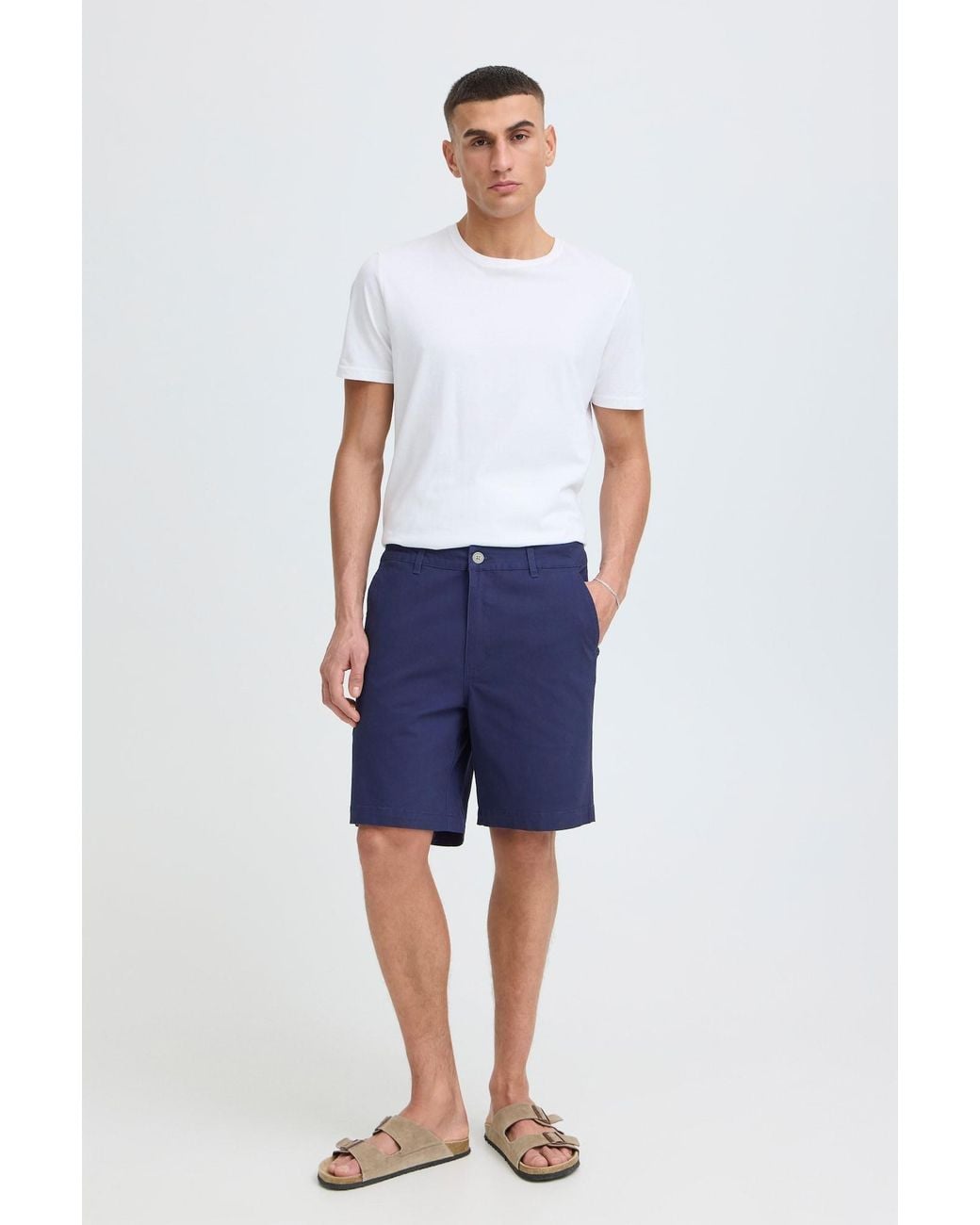 Solid Chinoshorts Regular Fit Sdliam in Blue für Herren