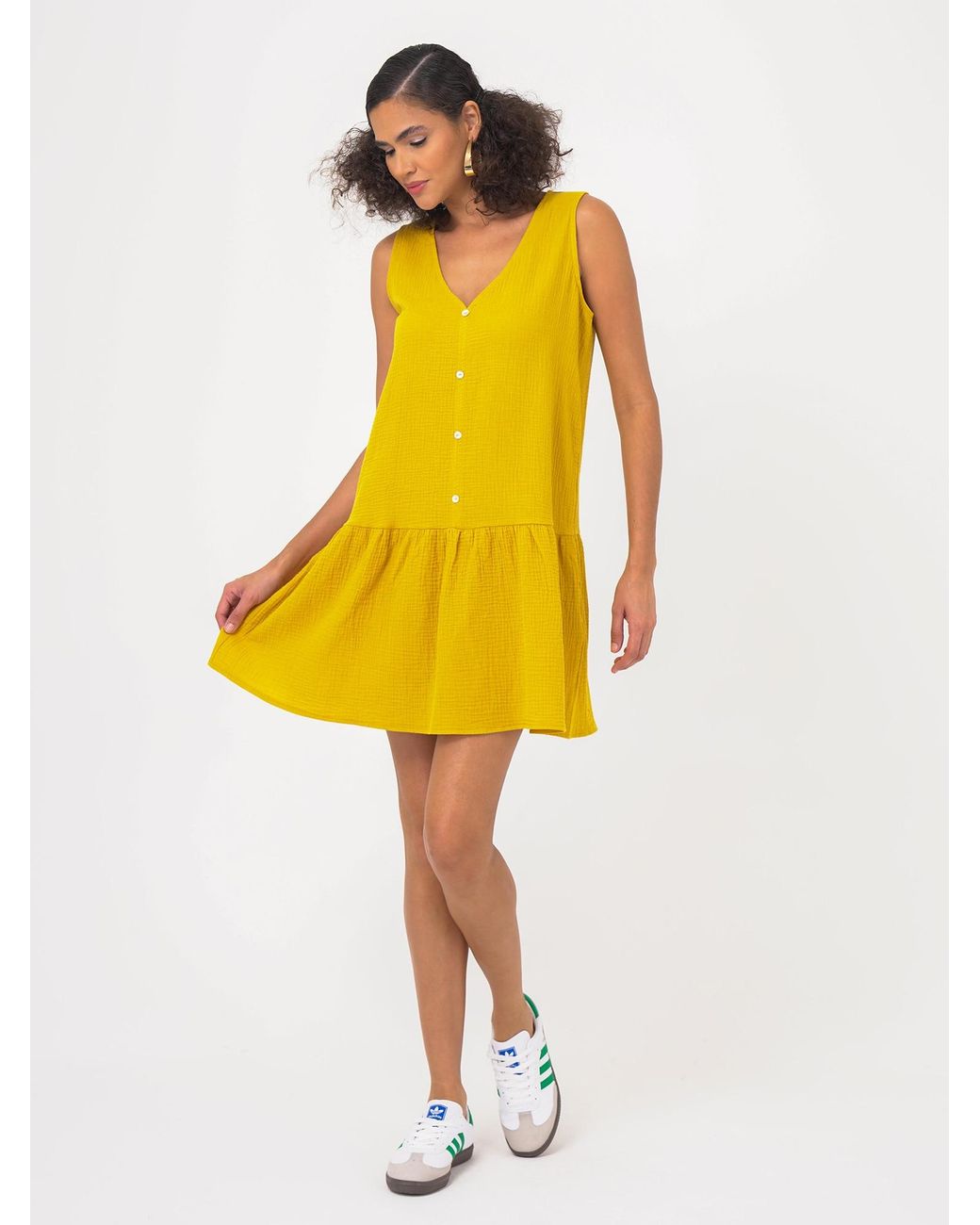 FRESHLIONS Yellow Kleid Penelope