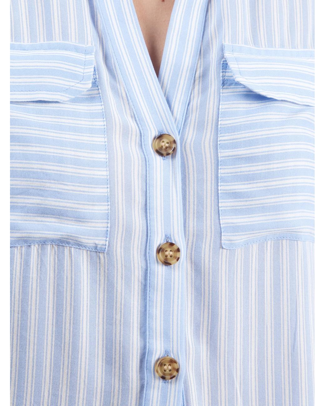 Vero Moda Blue Bluse Vmbumpy