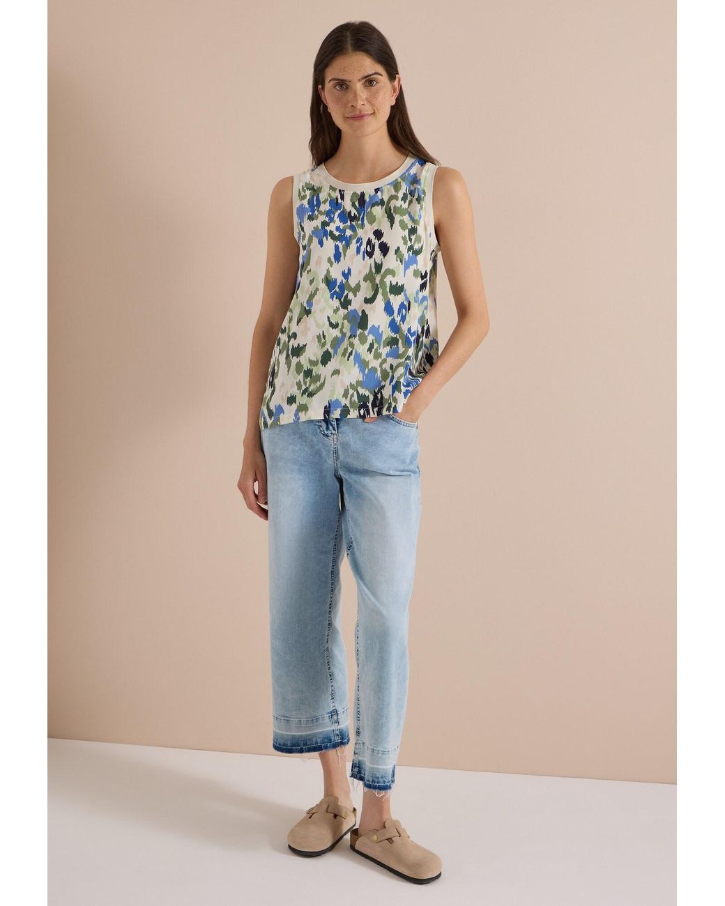 Cecil Blue Bluse