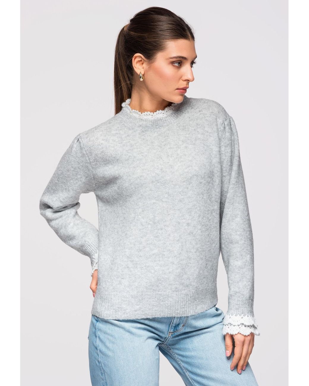 Ombre Gray Pullover