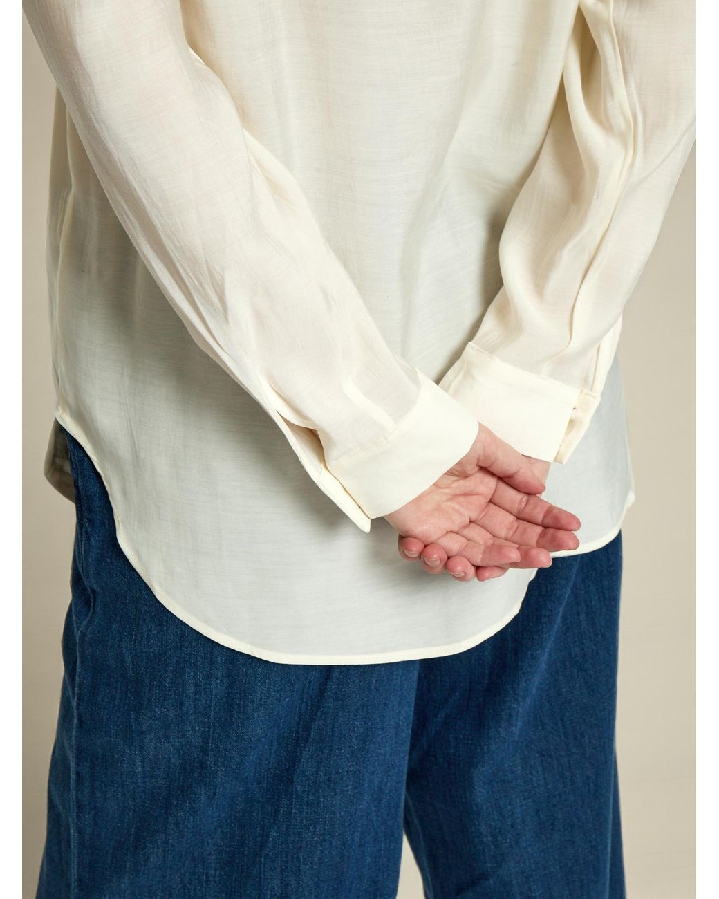 Peppercorn White Shirt Monara