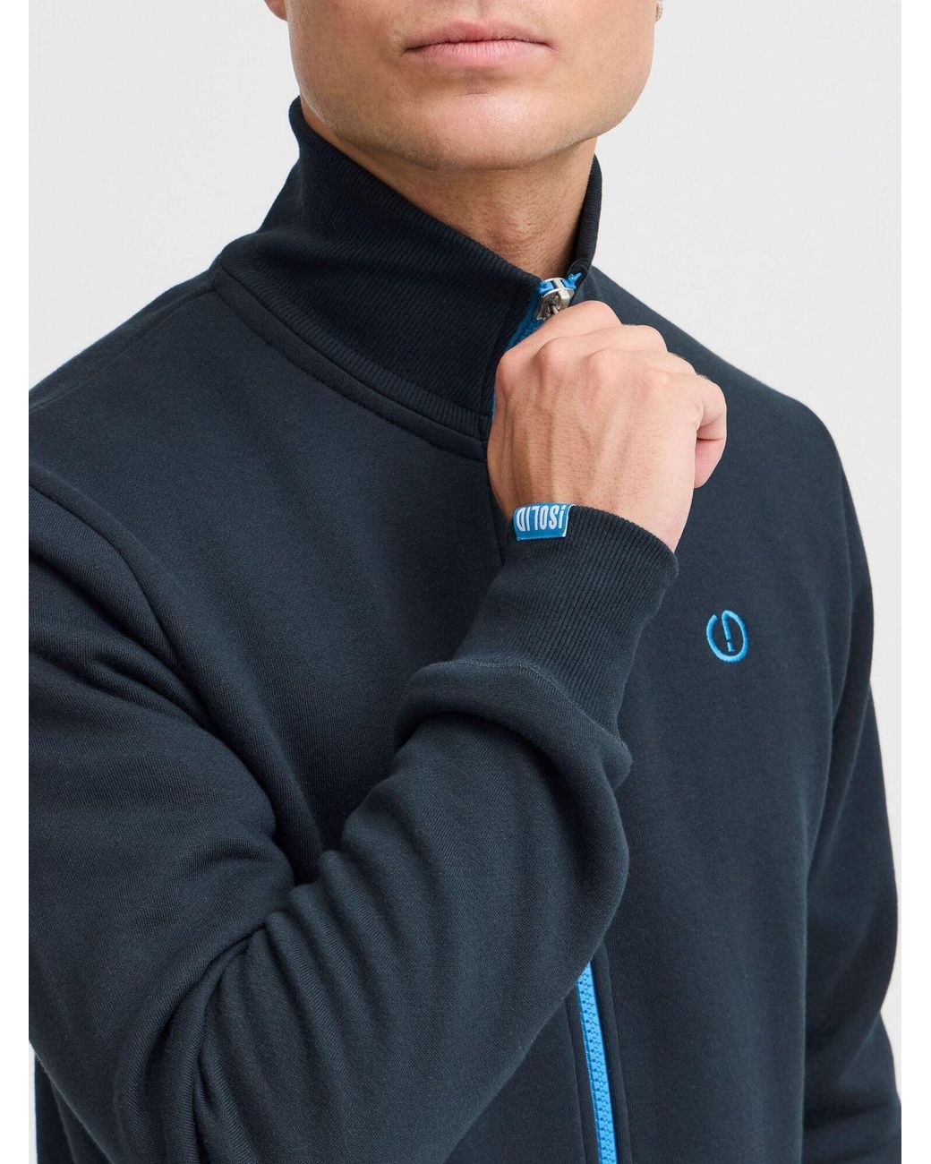 Solid Sweatjacke Benn in Blue für Herren