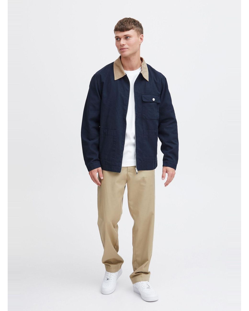 Solid Übergangsjacke in Blue für Herren