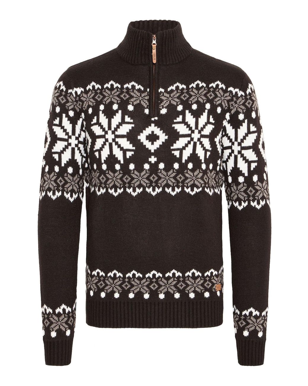 Solid Pullover Norwin in Black für Herren