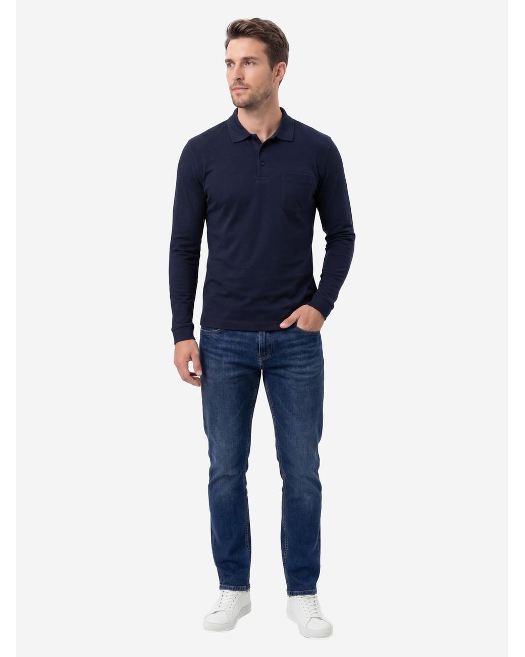 RAGMAN Shirt Basic in Blue für Herren