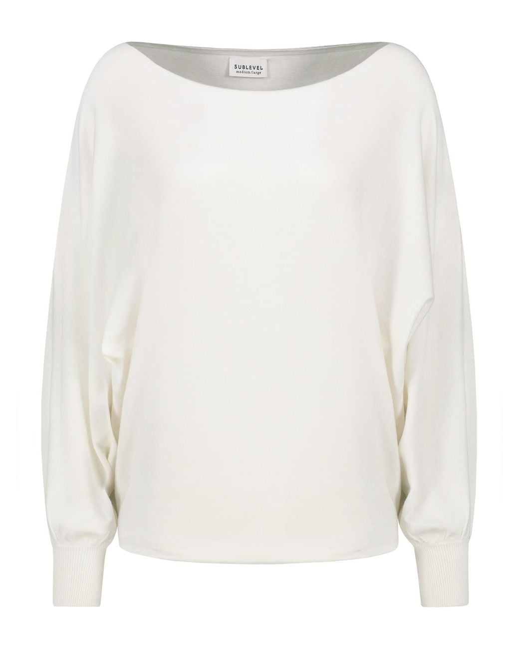 Sublevel White Pullover