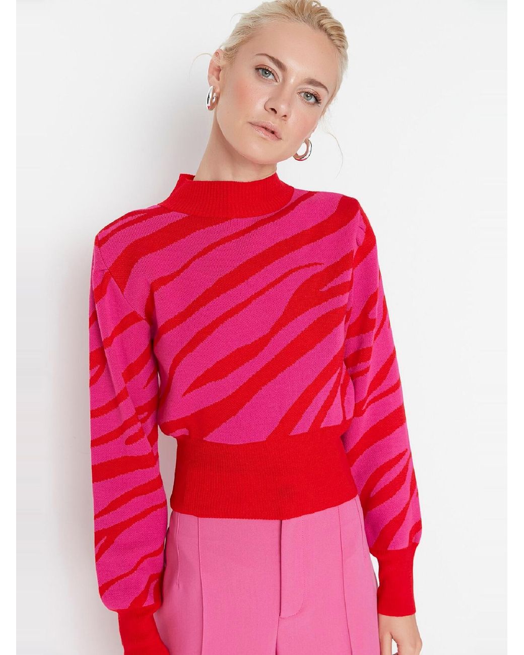 Trendyol Red Pullover