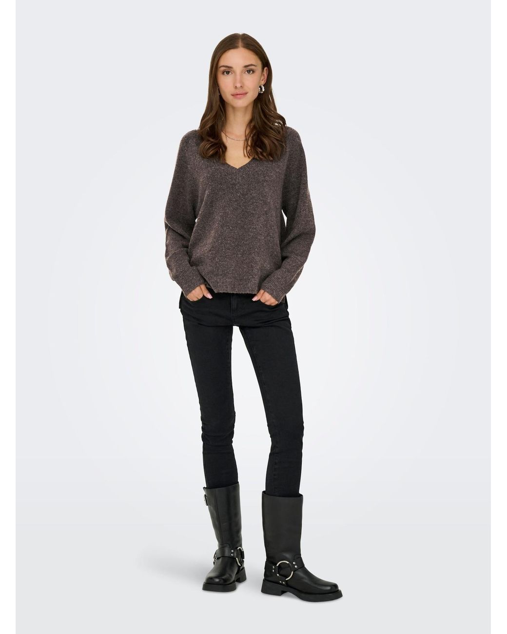 ONLY Gray Pullover Onlrene