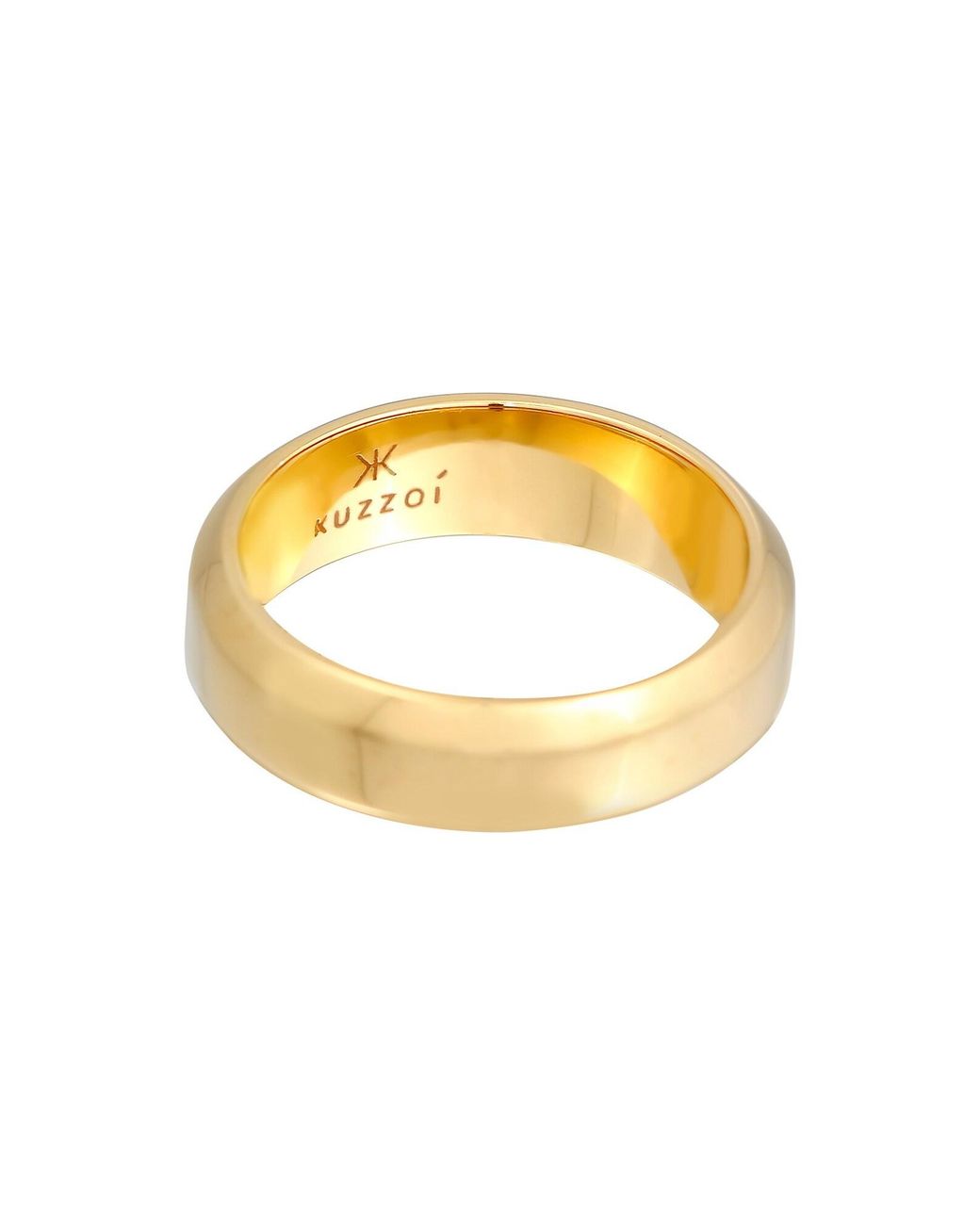 Kuzzoi Ring in Metallic für Herren