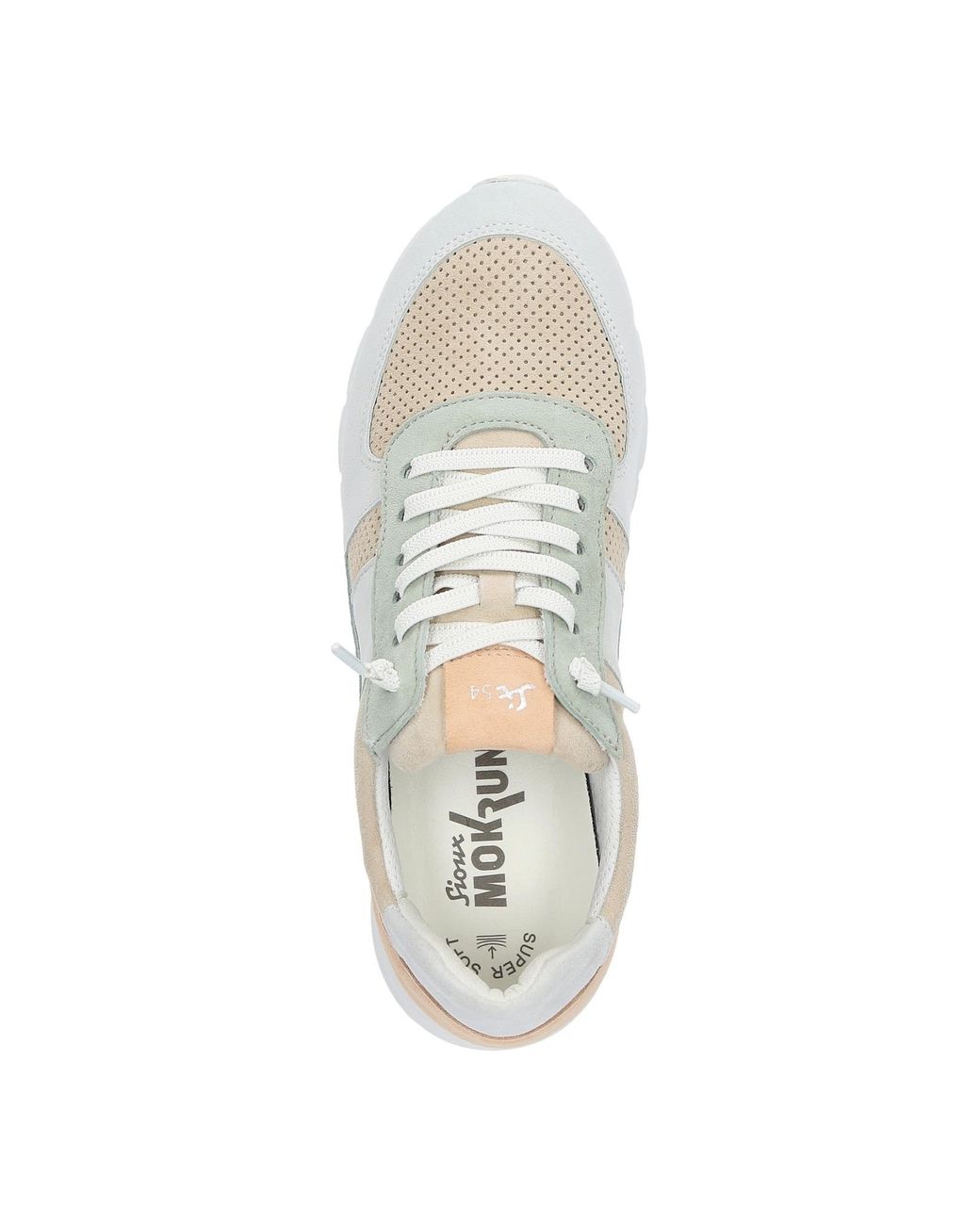 Sioux White Sneaker Mokrunner-D-018