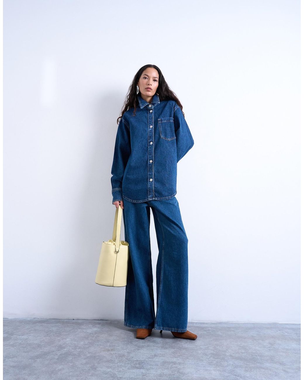 TOPSHOP Blue Jacke Madison