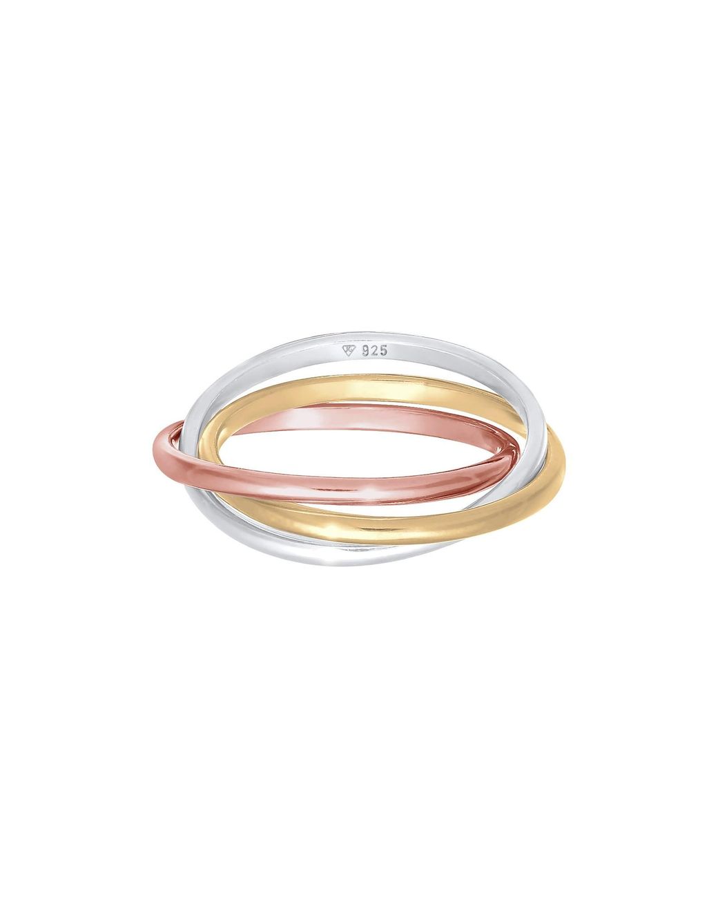 Elli Jewelry White Ring Trio