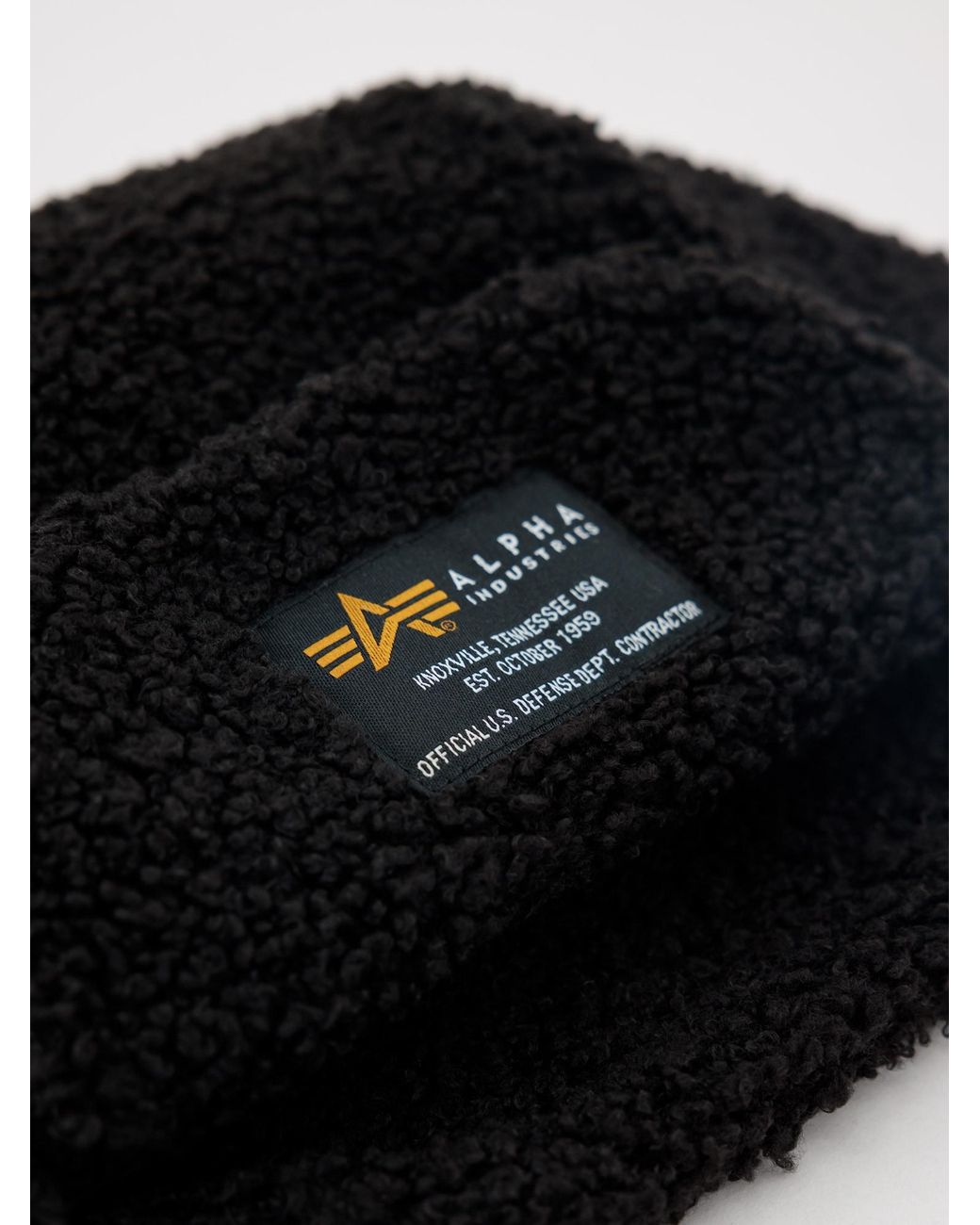 Alpha Industries Black Mütze