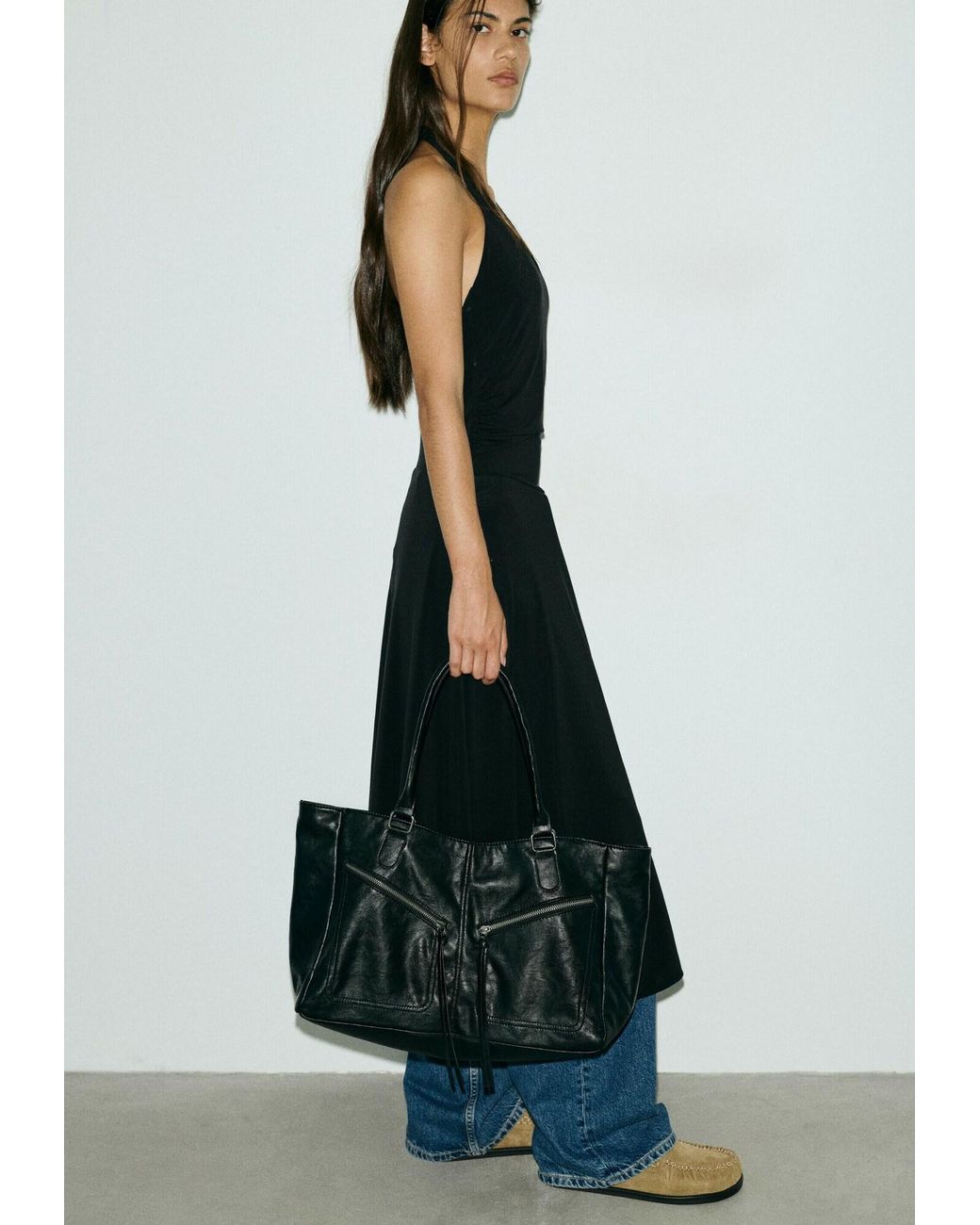 Pull&Bear Black Shopper