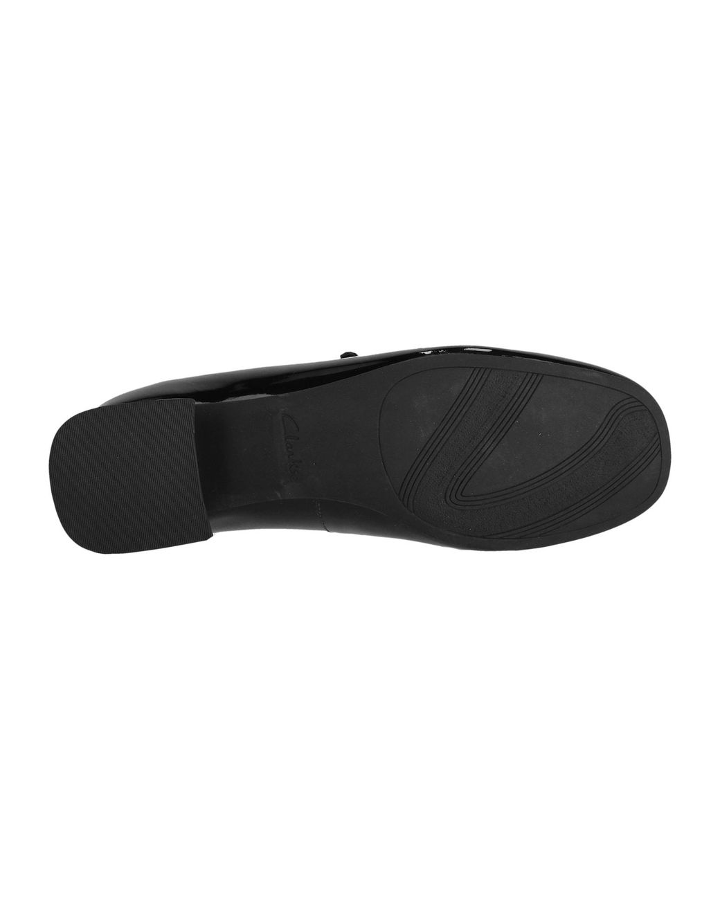 Clarks Black Daiss30 Shine Pumps aus glänzendem Lackleder