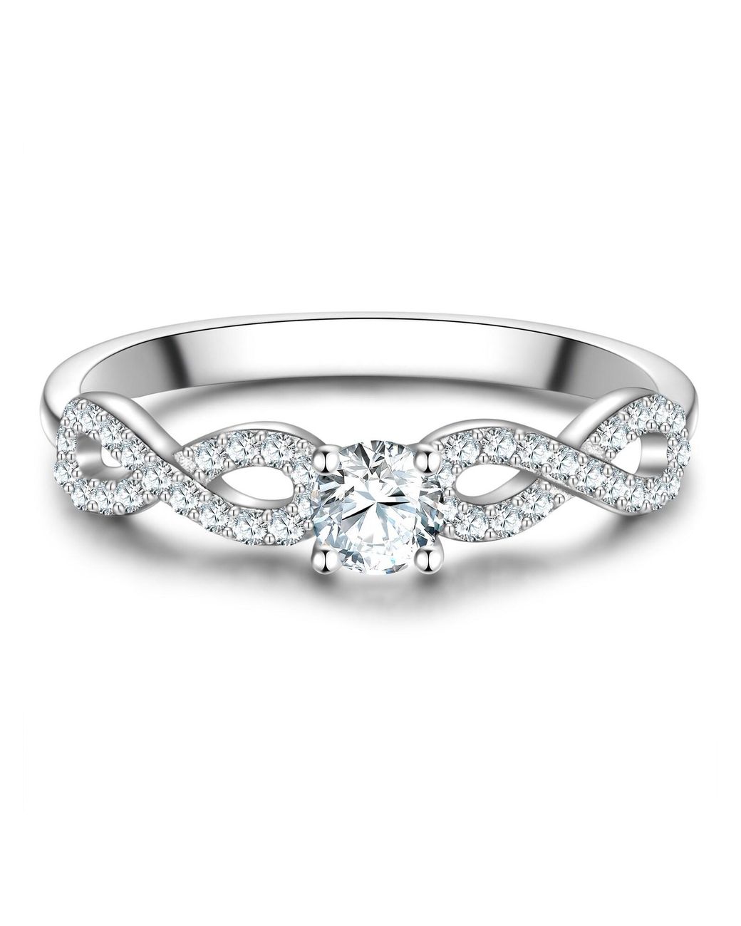 Trilani White Ring