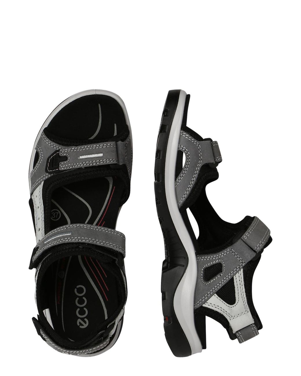 Ecco Black Sandale