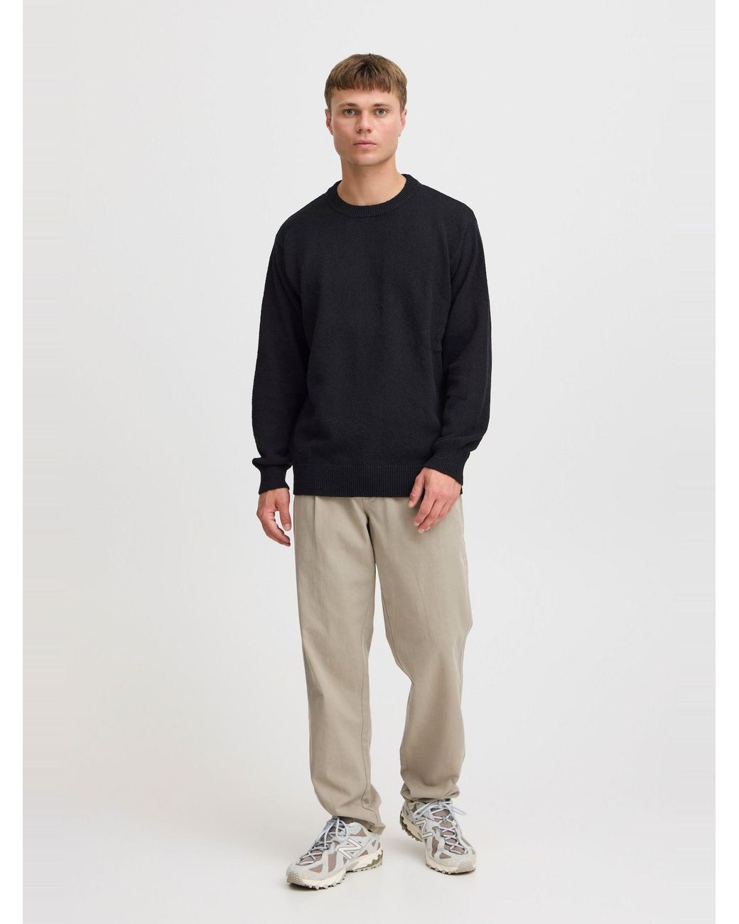 Solid Pullover Ike in Blue für Herren