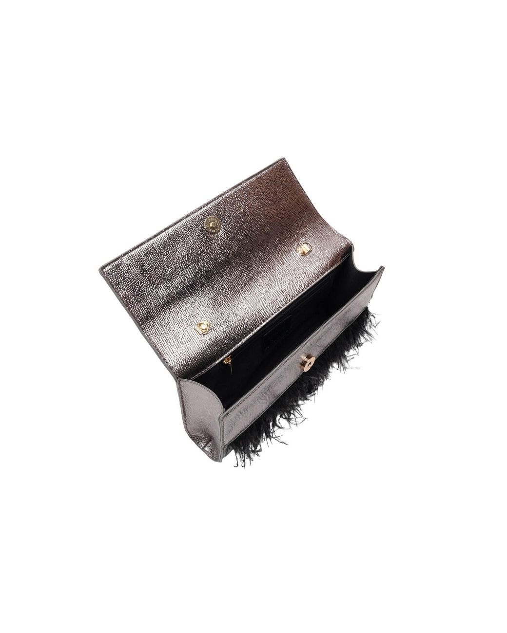 faina Black Clutch