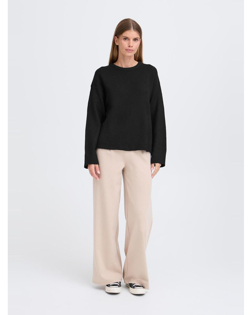 Oxmo Black Strickpullover Oxicomos