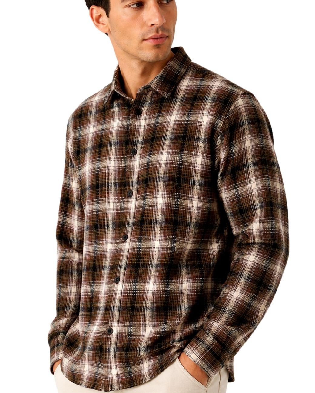 Solid Hemd Vannick in Brown für Herren
