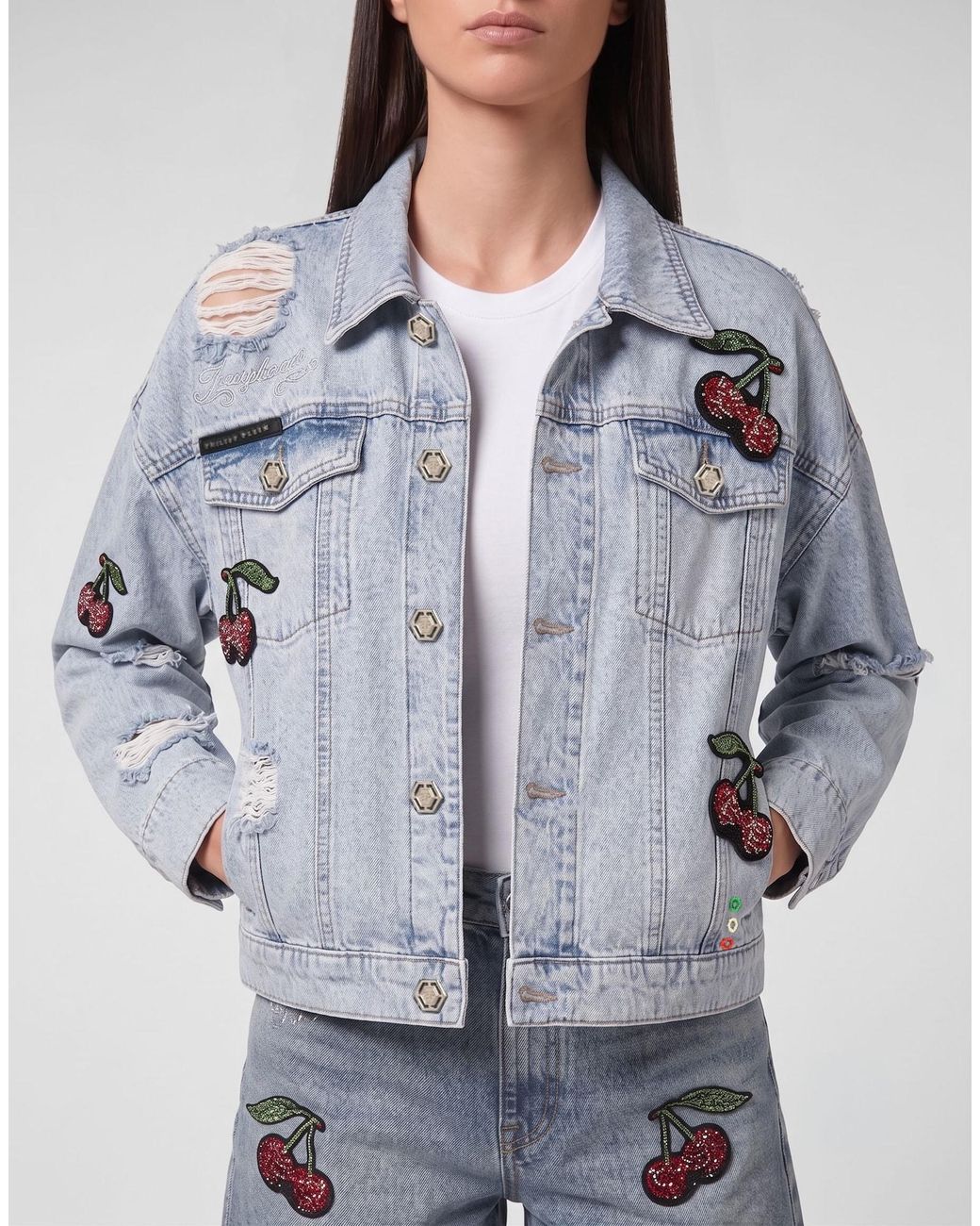 Philipp Plein Blue Jacke