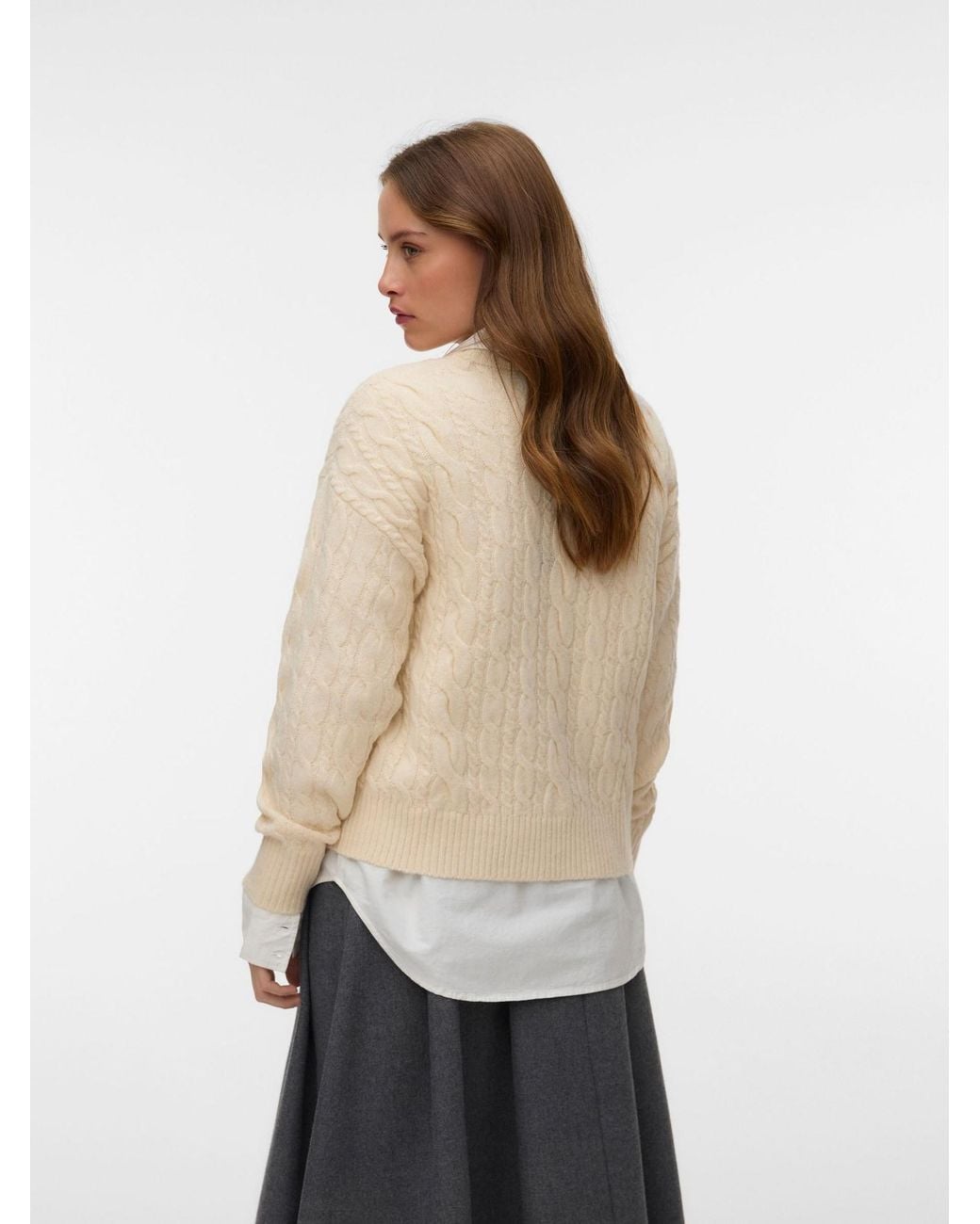 Vero Moda Natural Pullover Vmsequoia