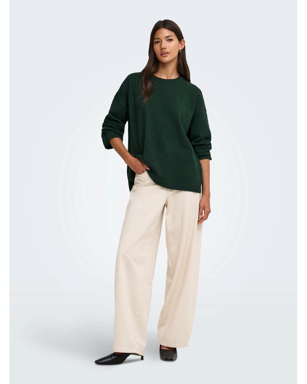 ONLY Green Pullover Onlloyal Amalio