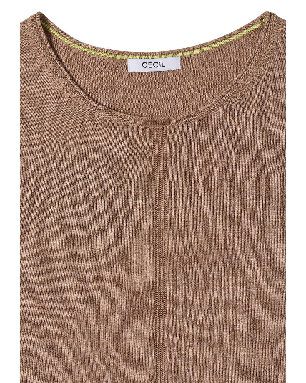 Cecil Brown Basic Pullover Mit Rundhals