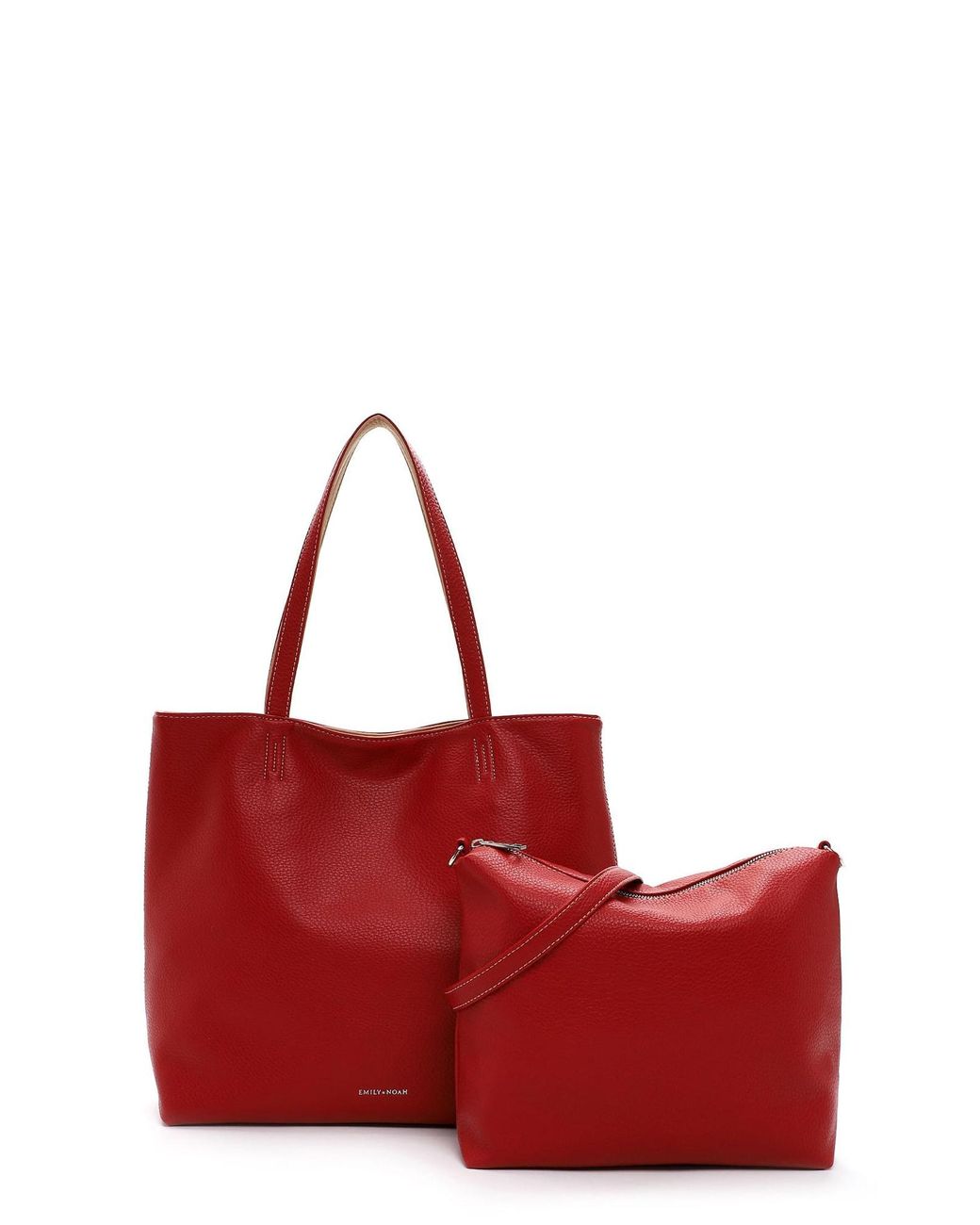 EMILY & NOAH Red Shopper Eva