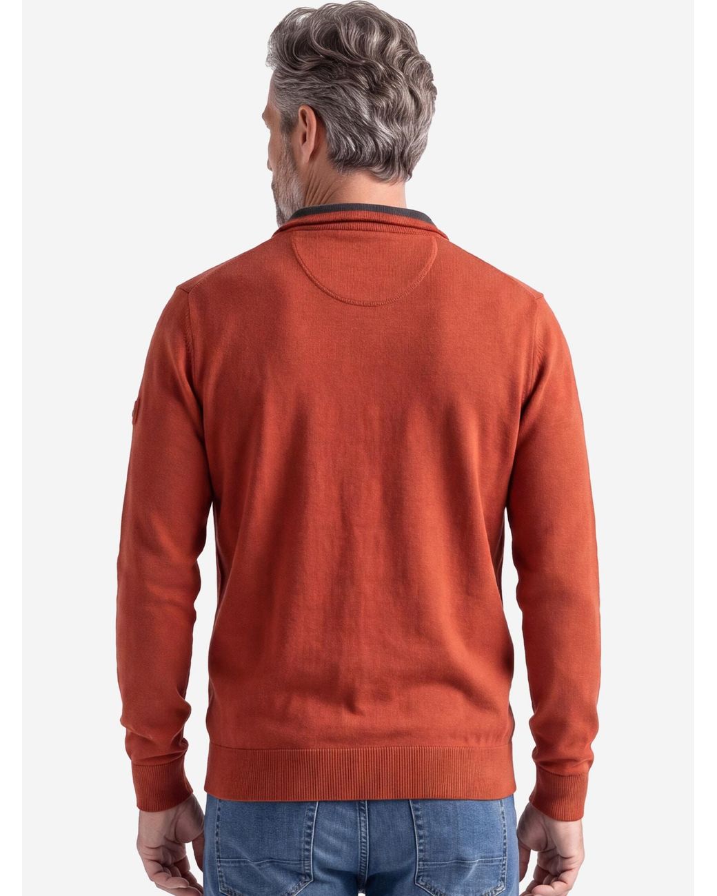 Redmond Pullover Basic in Red für Herren
