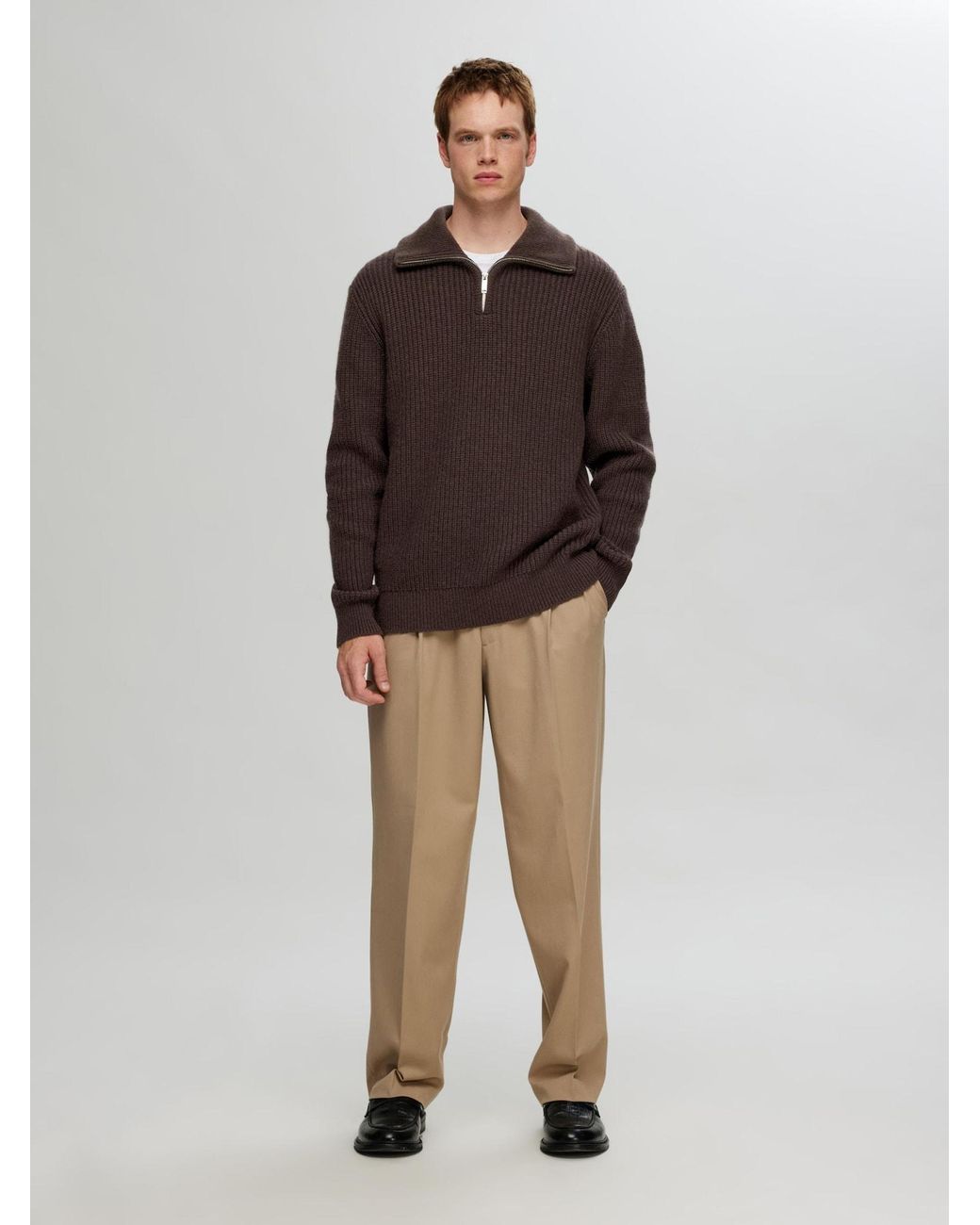 SELECTED Pullover in Brown für Herren