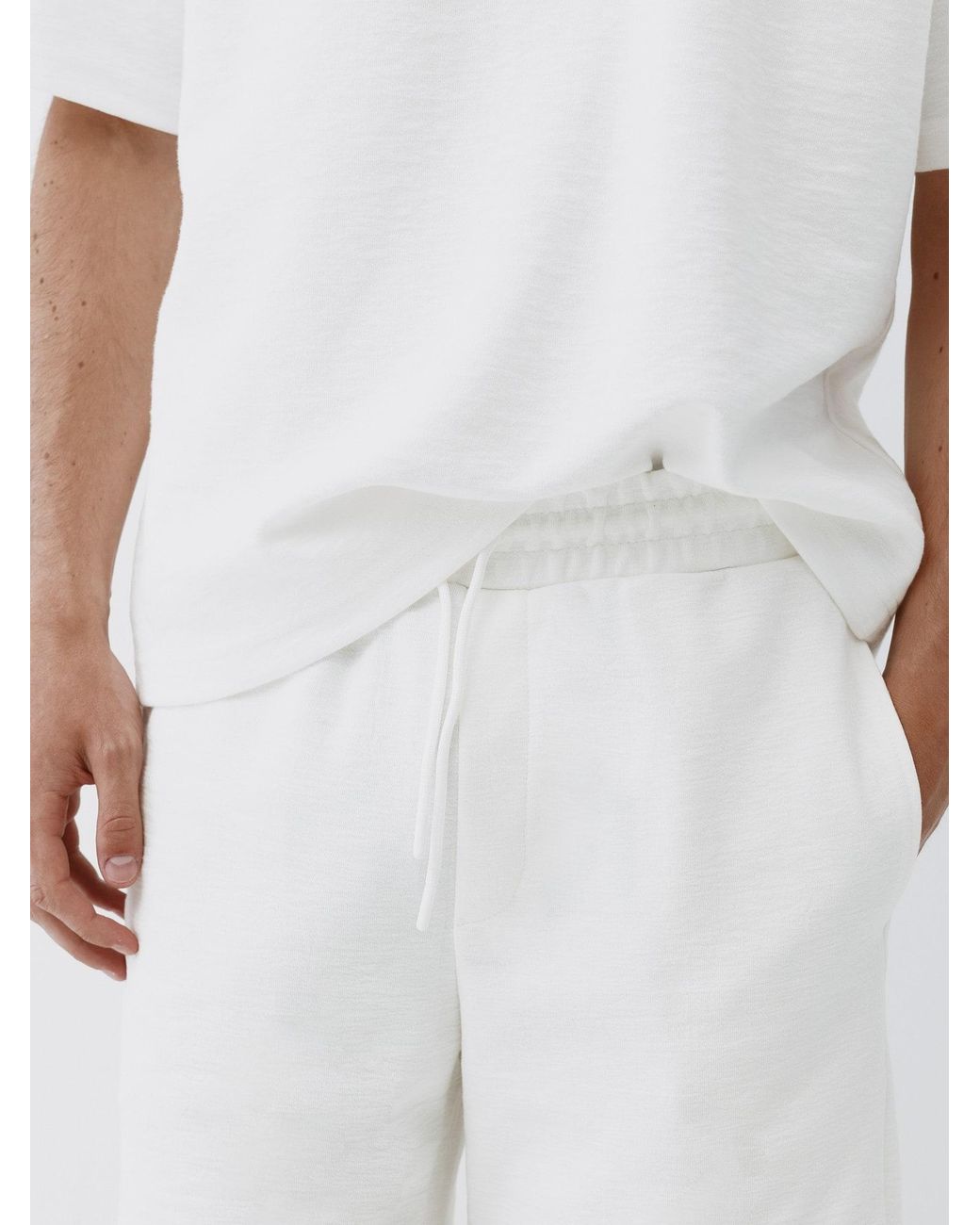Pull&Bear Shorts in White für Herren
