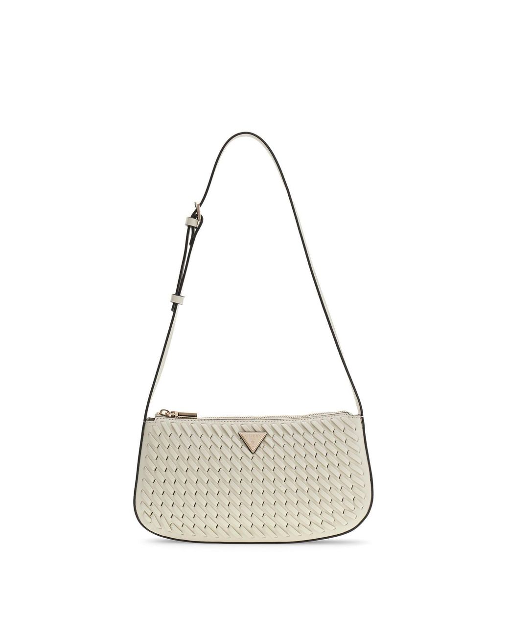 Guess White Schultertasche Kora
