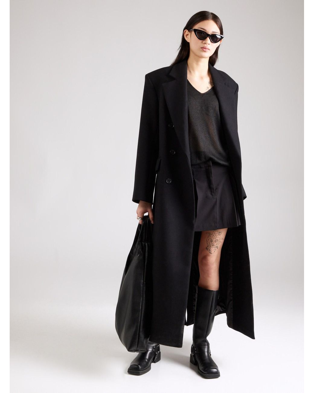 Vila Black Pullover Vinovy