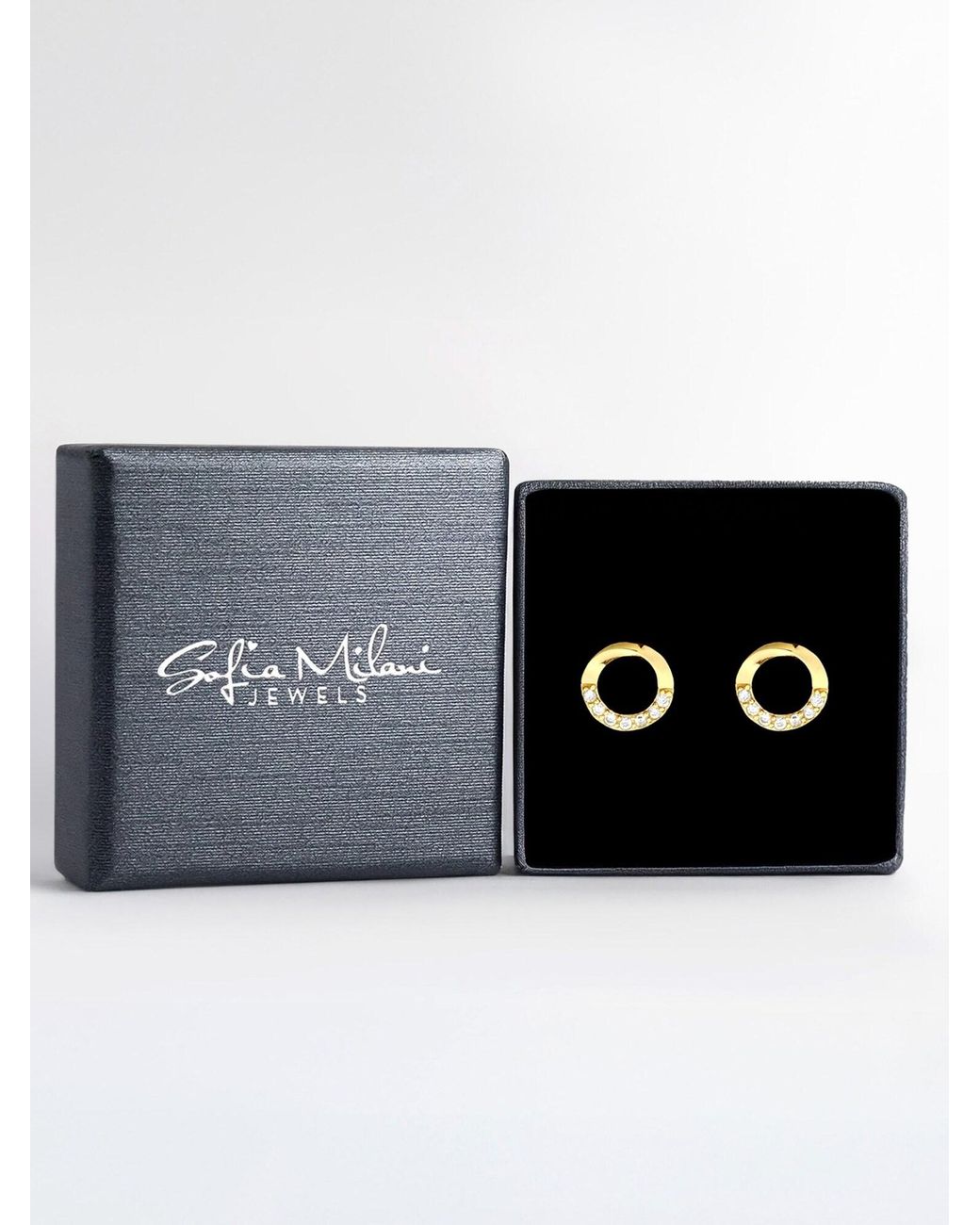 Sofia Milani Metallic Ohrringe Circle