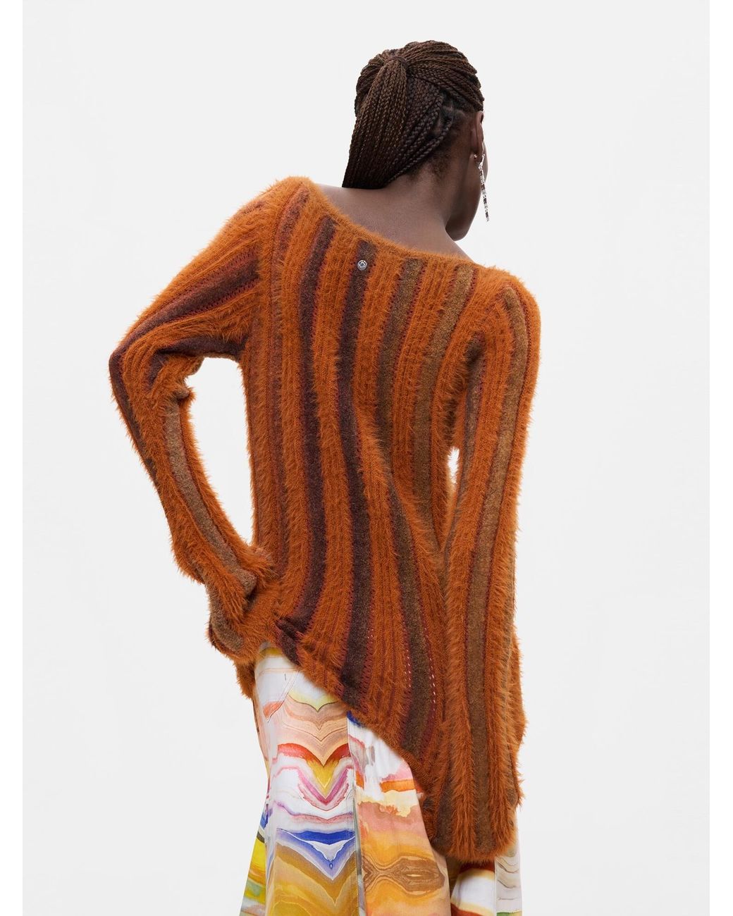 Desigual Brown Pullover