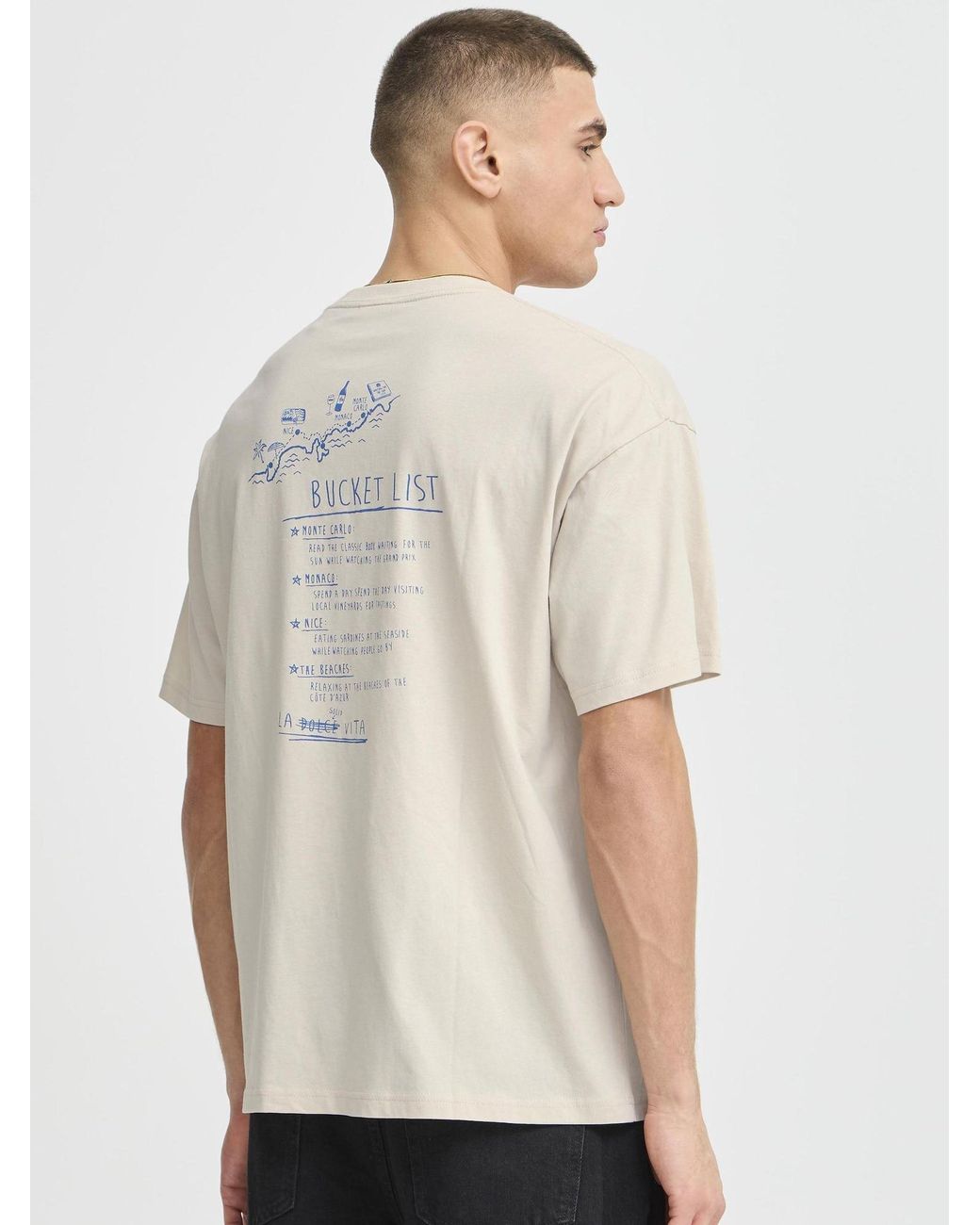 Solid T-Shirt Sdorrick in White für Herren