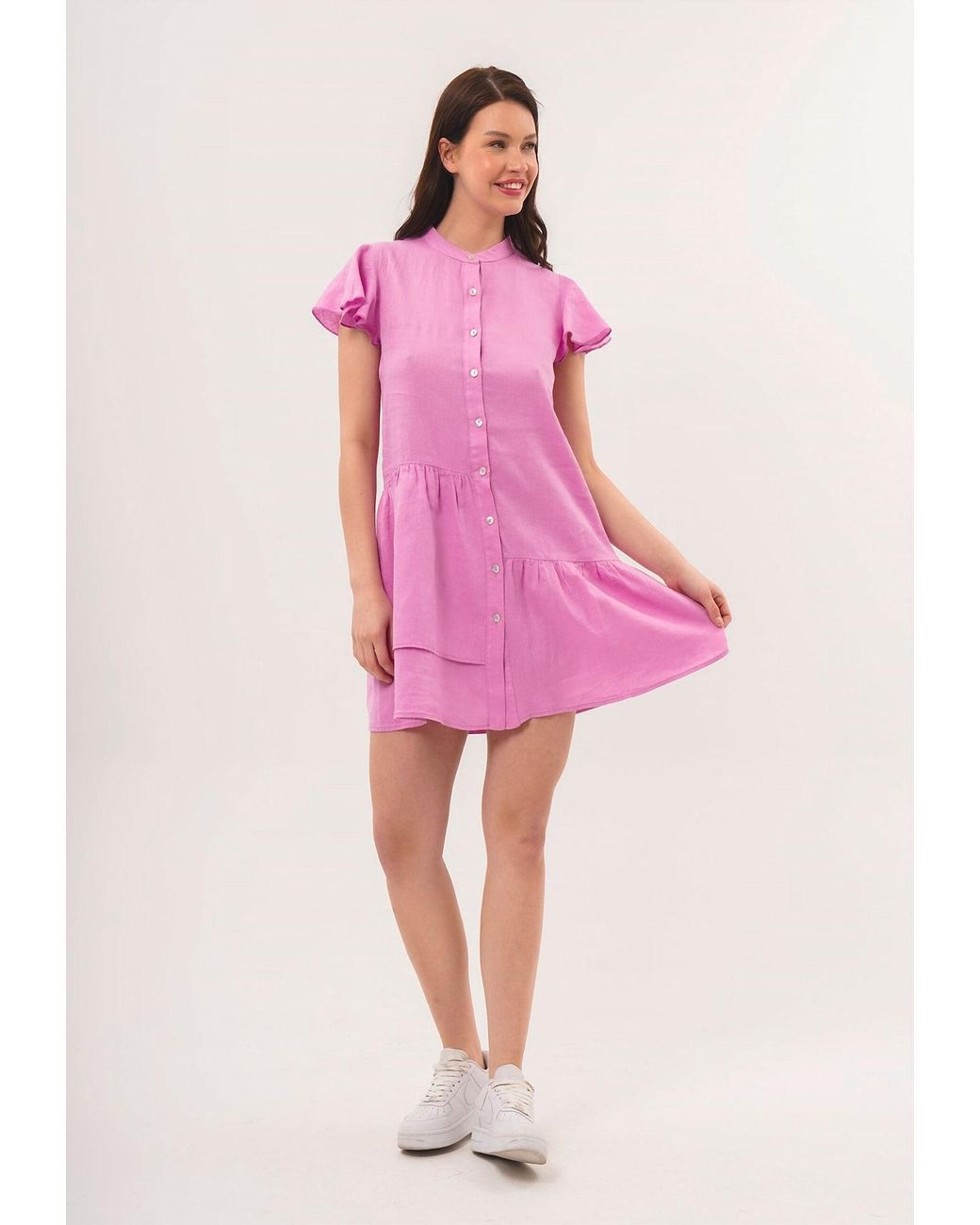 FRESHLIONS Pink Blusenkleid Jolin
