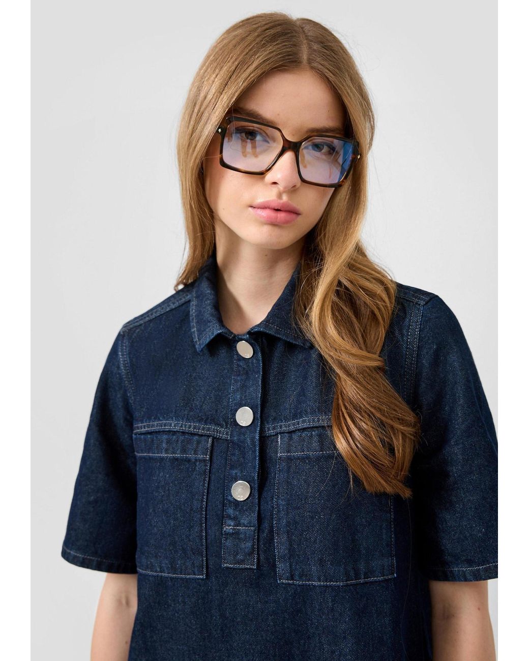 QS Blue Kleid