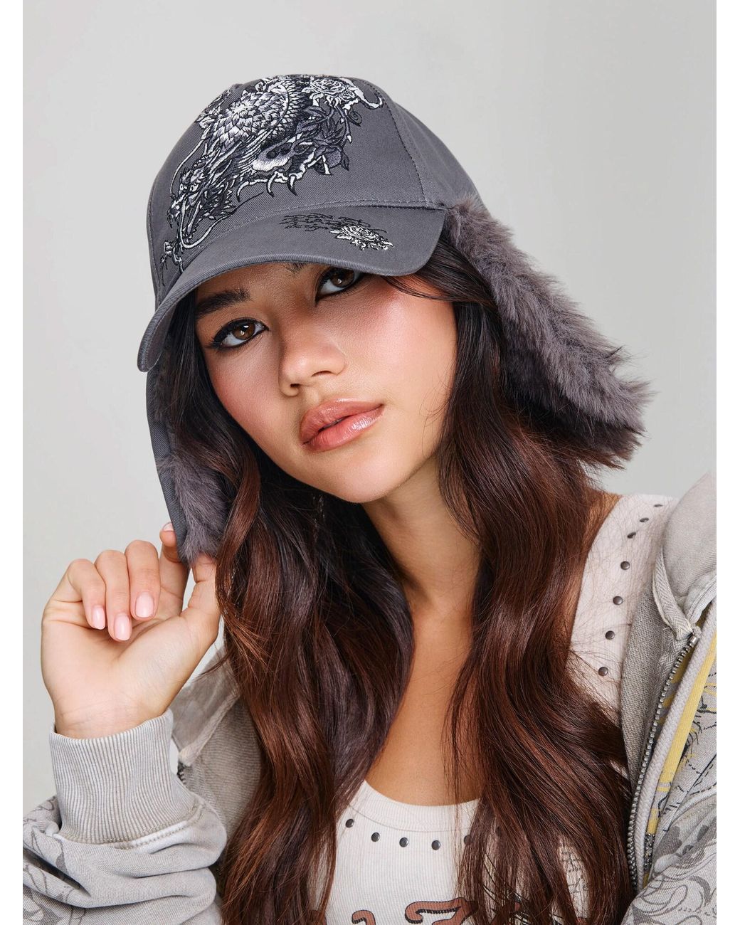 Ed Hardy Gray Cap