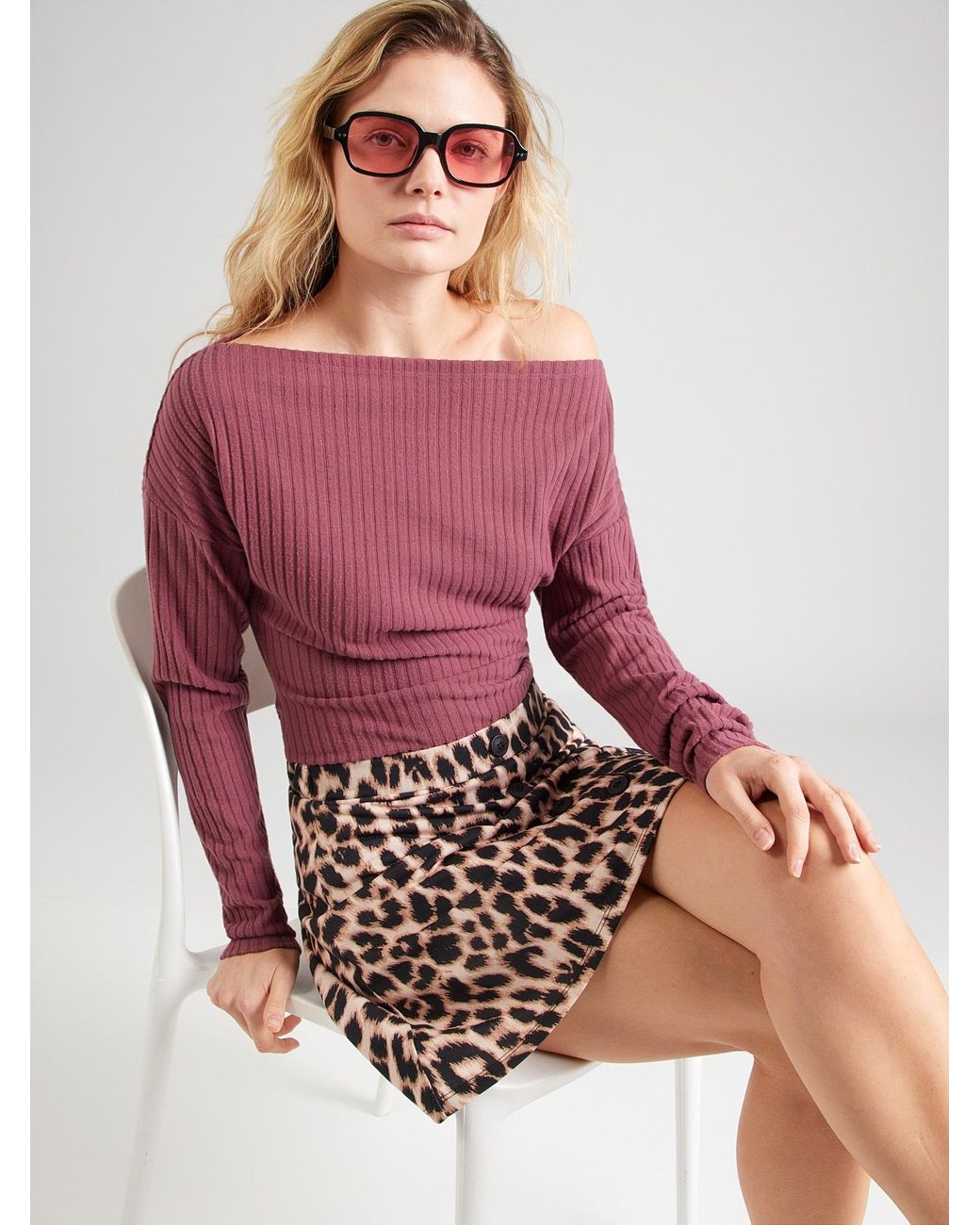 /about You Purple Pullover Ruby