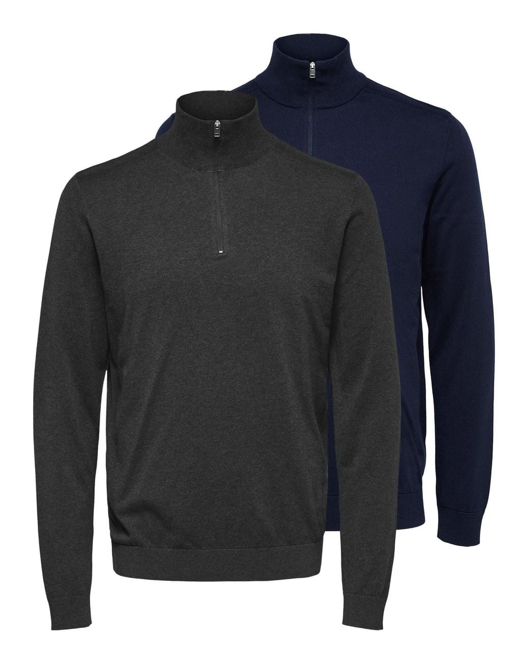 SELECTED Pullover Berg in Blue für Herren