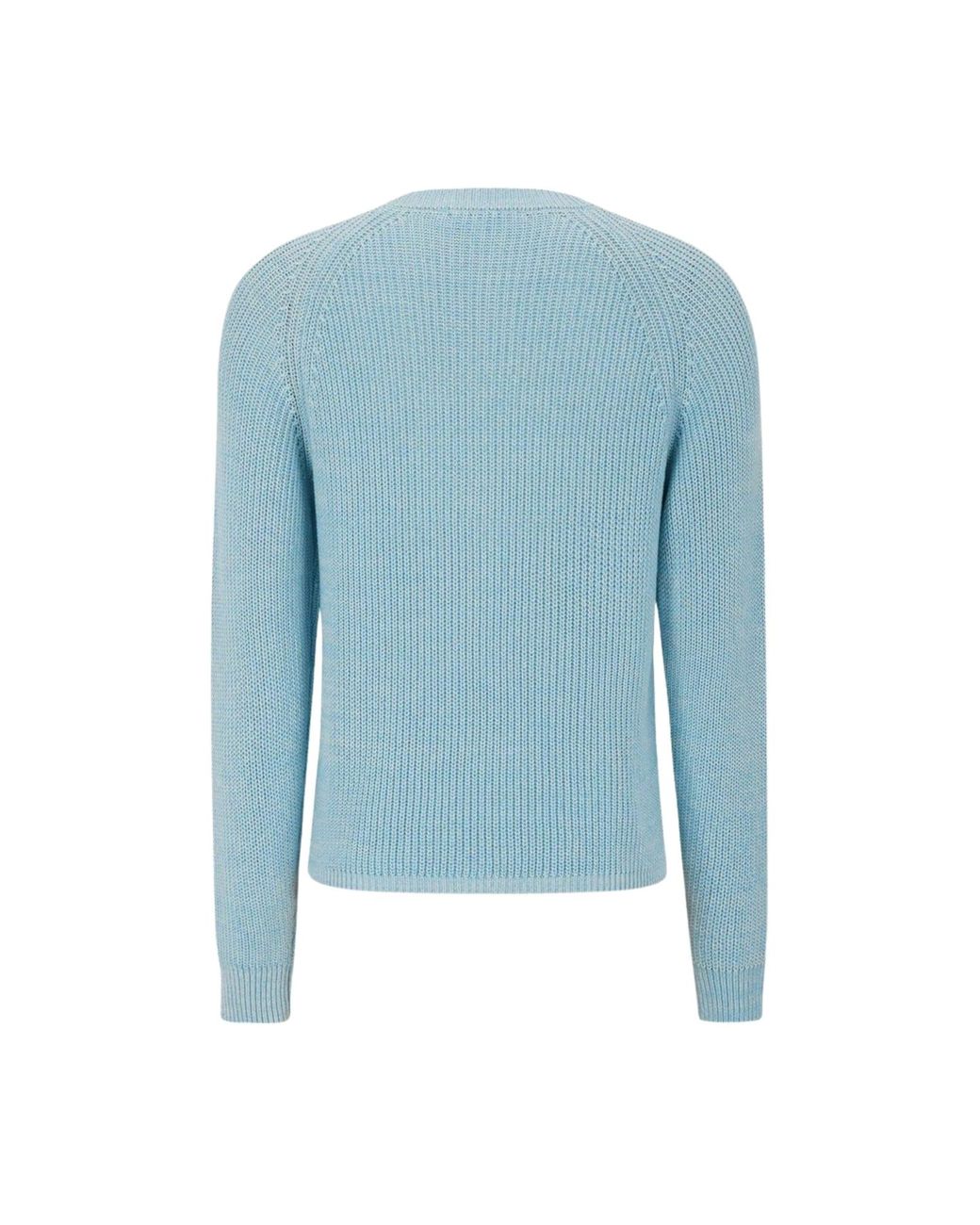 SOFT REBELS Blue Sweater Srrosetta