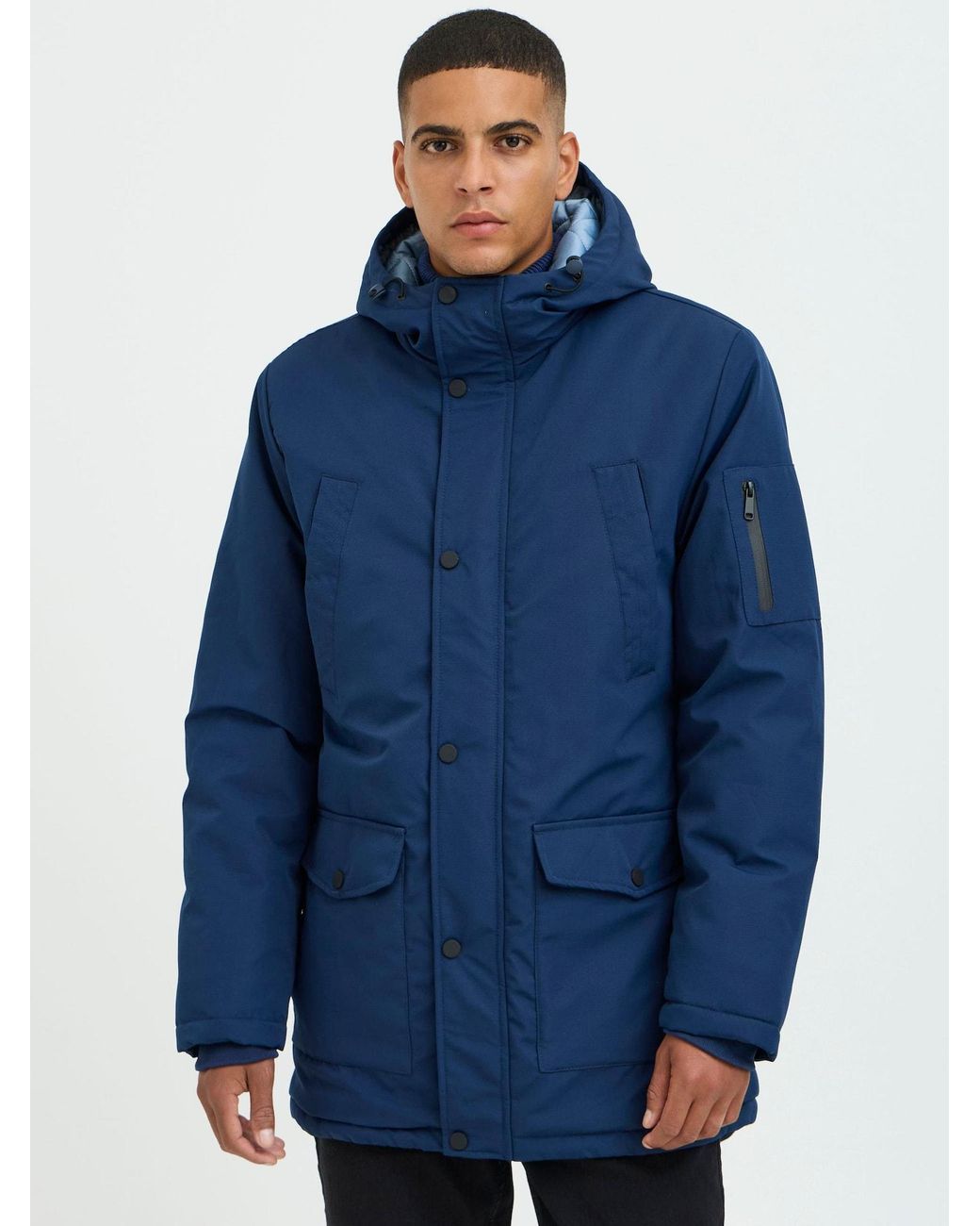 Blend Parka in Blue für Herren